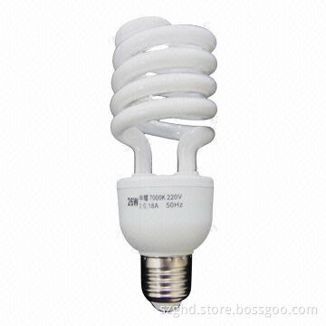 26W Half Spiral CFL, Energy-saving Lamp, 220V Input Voltage and 50Hz Input Frequency